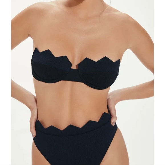 New Vix Firenze Imani High Waisted Hot Pants Swim Bikini Bottoms X-Small NWT - Picture 5 of 10